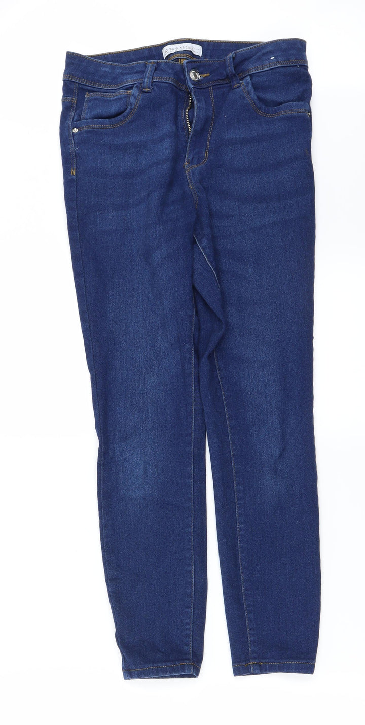 denim co Womens Black Skinny Jeans Size 10 L23 in