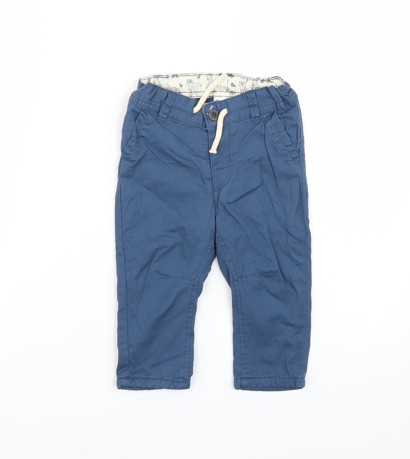 H&M Boys Blue   Capri Trousers Size 6-9 Months