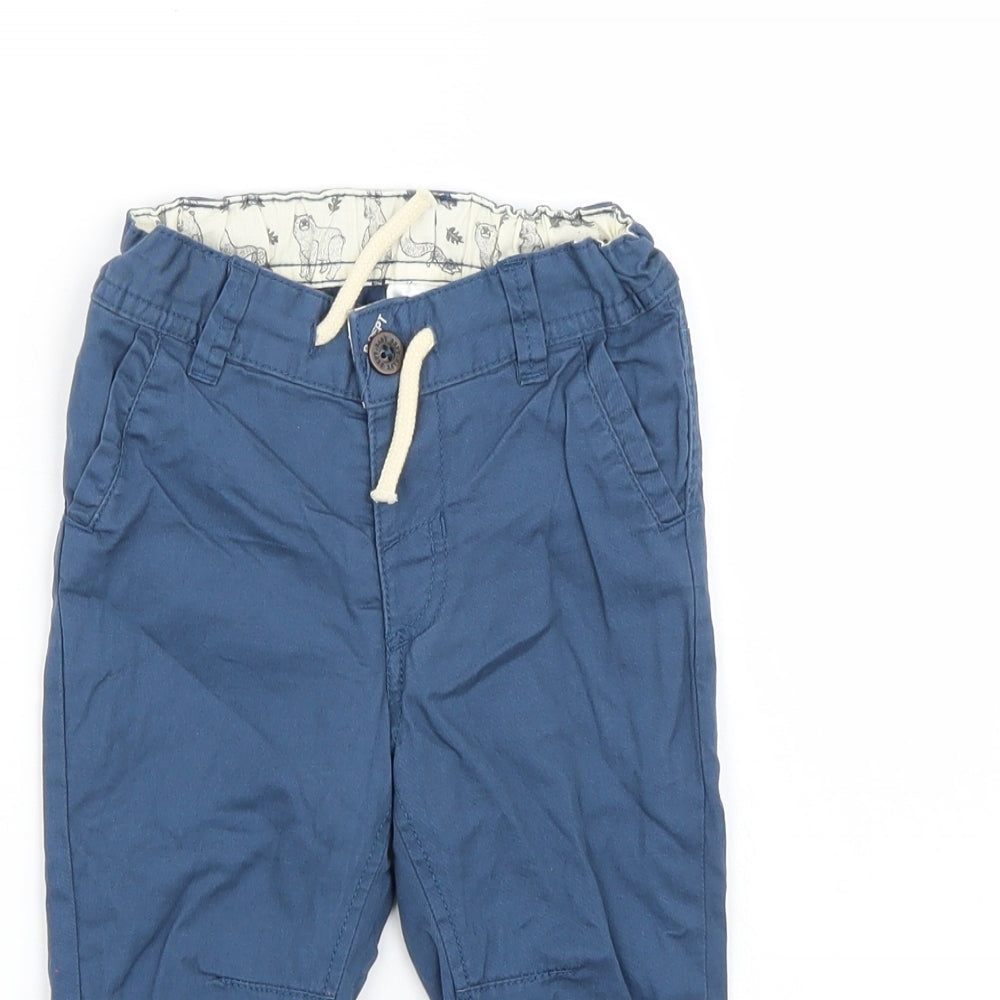 H&M Boys Blue   Capri Trousers Size 6-9 Months