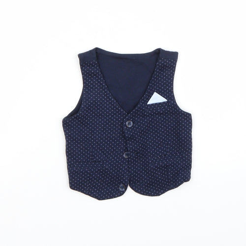 Primark Boys Blue   Cardigan Jumper Size 3-6 Months