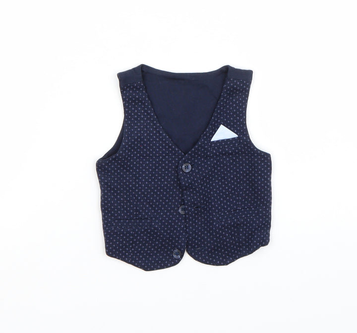 Primark Boys Blue   Cardigan Jumper Size 3-6 Months