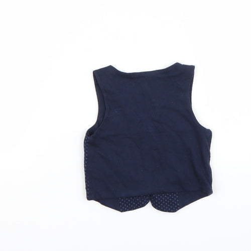 Primark Boys Blue   Cardigan Jumper Size 3-6 Months