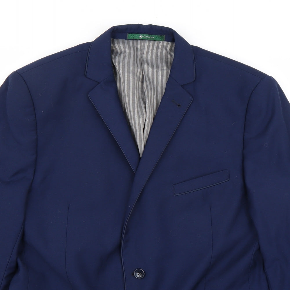 Garnitex Mens Blue   Jacket Suit Jacket