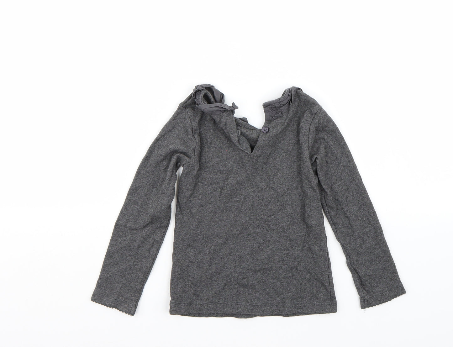 NEXT Girls Grey   Basic T-Shirt Size 2-3 Years