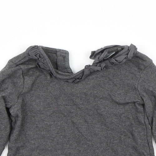 NEXT Girls Grey   Basic T-Shirt Size 2-3 Years