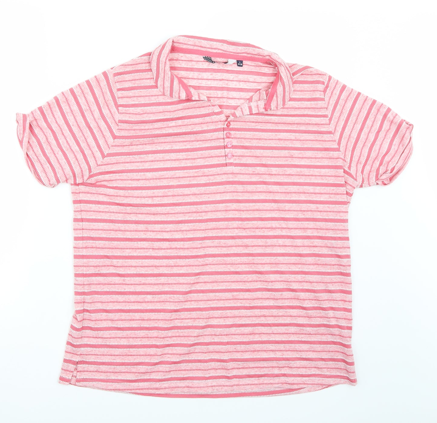 Isle Womens Pink   Basic T-Shirt Size L