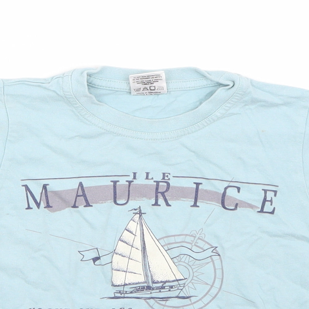 Citadel Boys Blue   Basic T-Shirt Size 24 Months