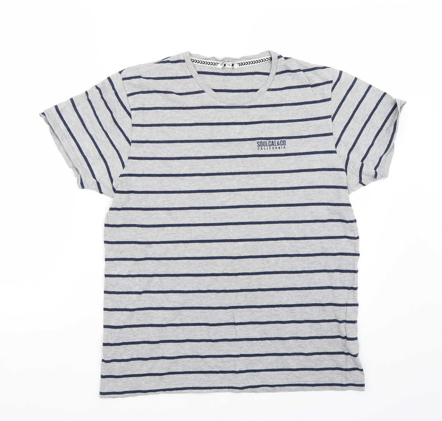Soul cal Mens Grey    T-Shirt Size M
