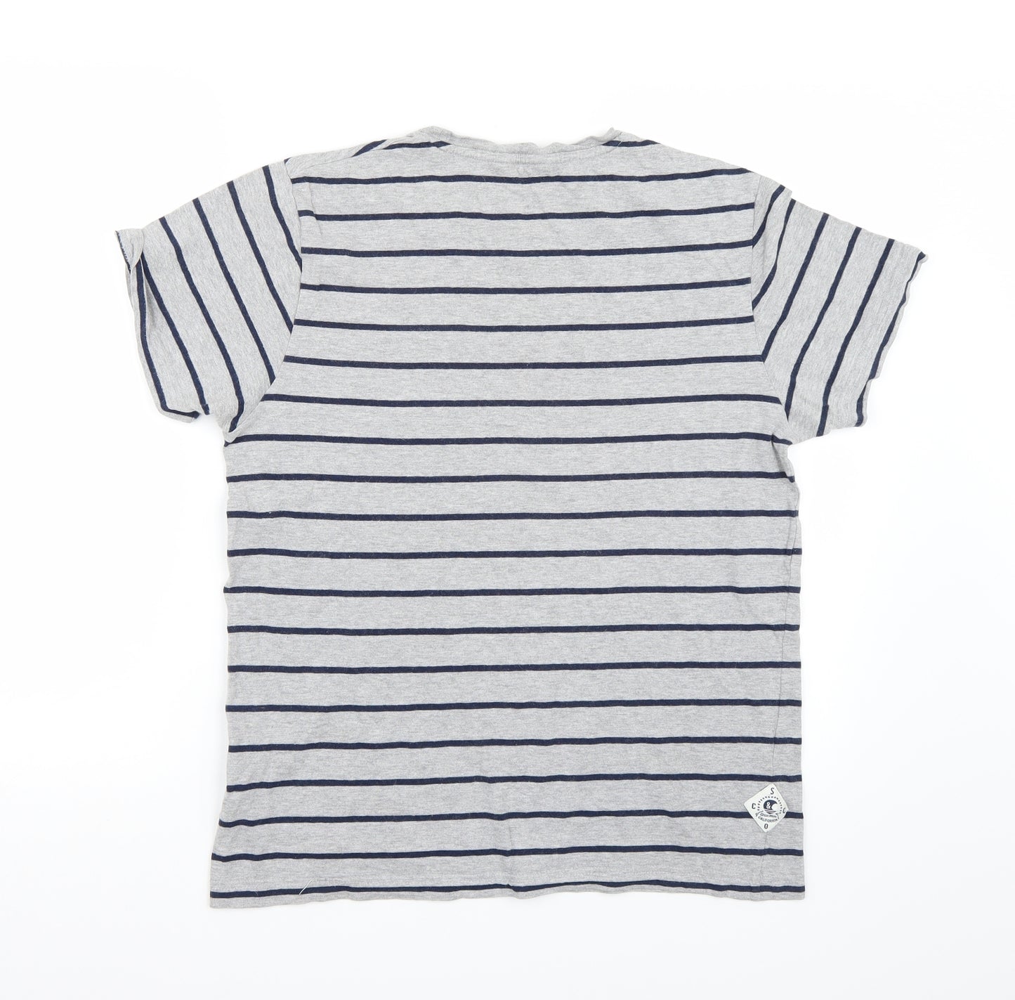 Soul cal Mens Grey    T-Shirt Size M