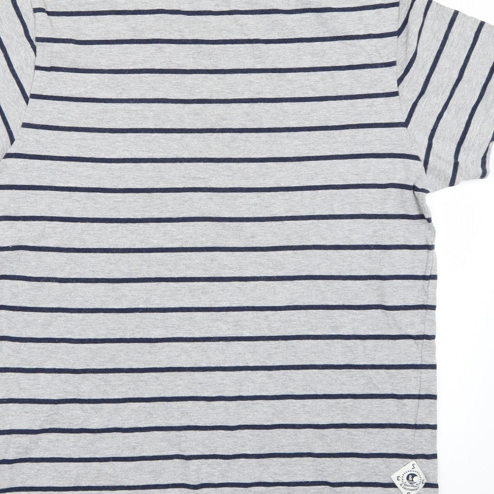 Soul cal Mens Grey    T-Shirt Size M