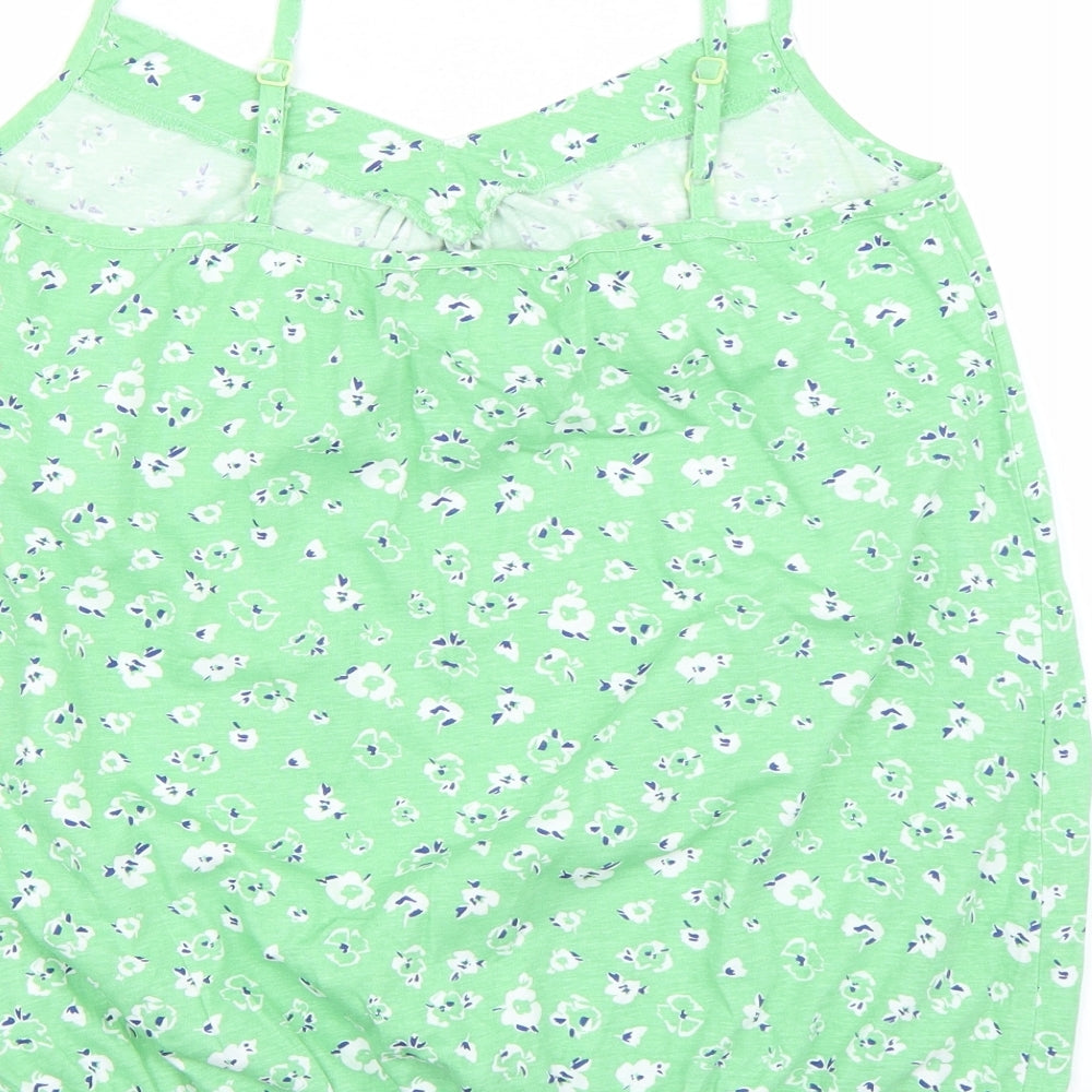 BHS Womens Green   Basic T-Shirt Size 16