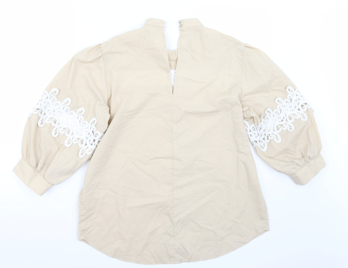 Riverisland Womens Beige   Basic Blouse Size 14