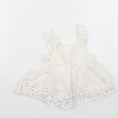 Gap Girls White   A-Line  Size 0-3 Months