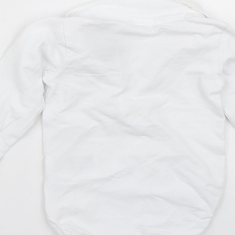 H&M Baby White   Babygrow One-Piece Size 9-12 Months