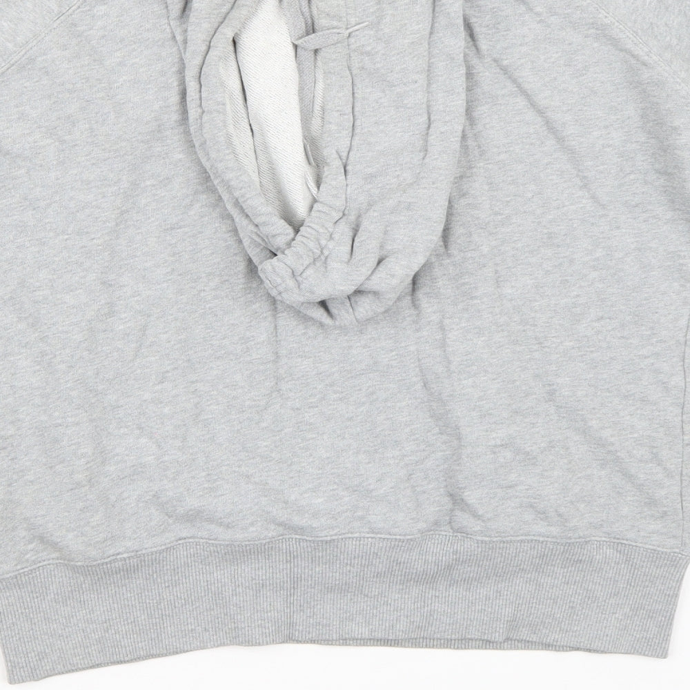 H&M Womens Grey Batik  Pullover Hoodie Size 16
