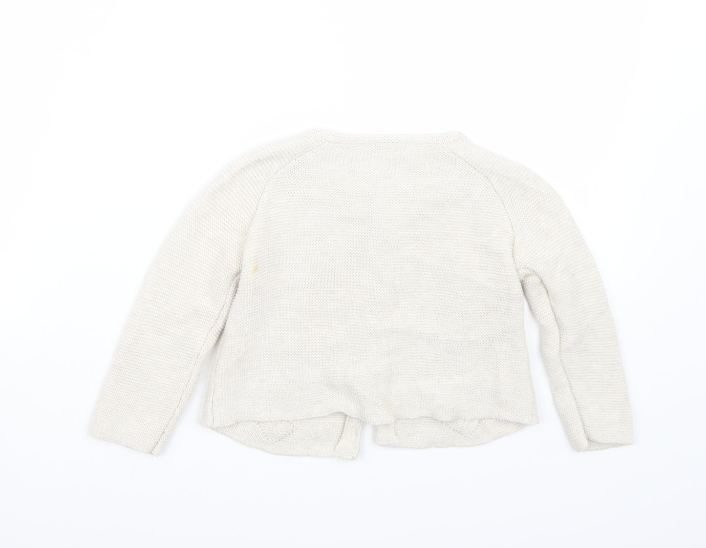 Matalan Girls Beige   Cardigan Jumper Size 12-18 Months