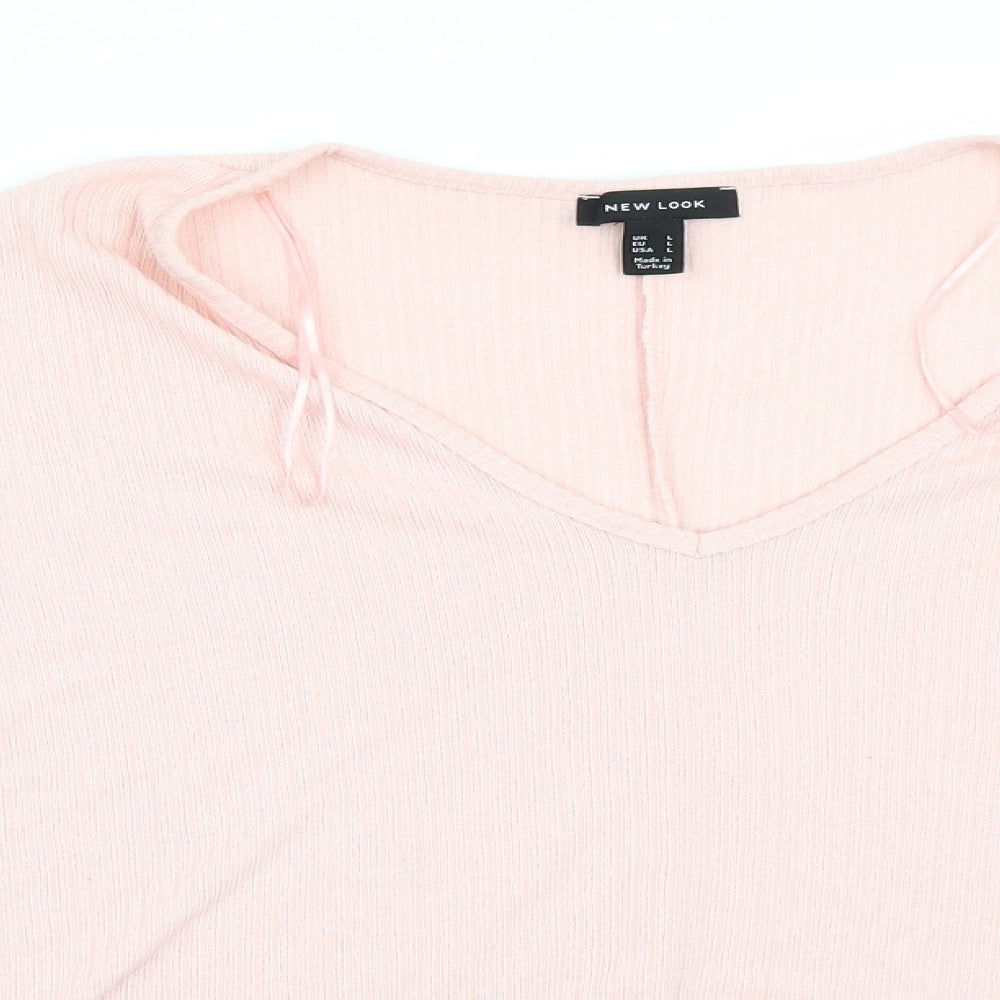 Newlook Womens Pink   Basic T-Shirt Size L