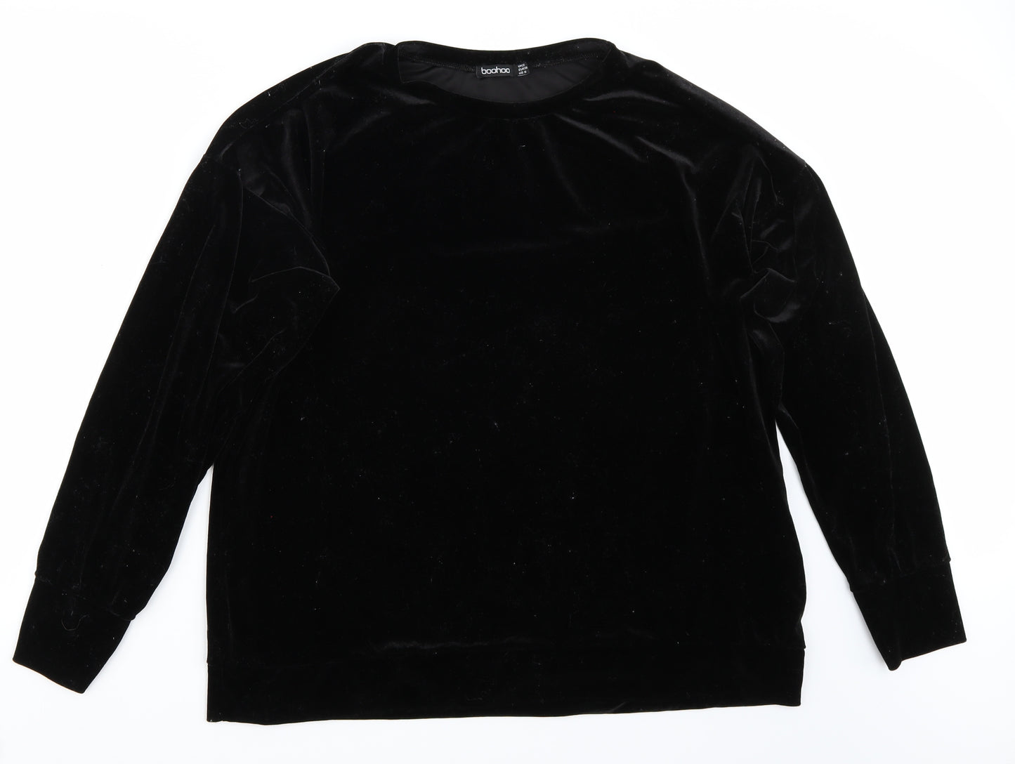 Boohoo Womens Black   Pullover Jumper Size 22