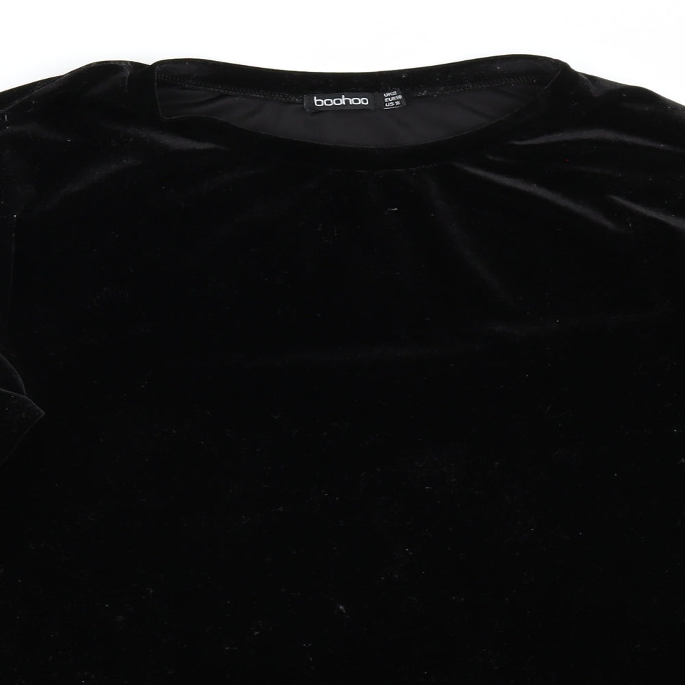 Boohoo Womens Black   Pullover Jumper Size 22