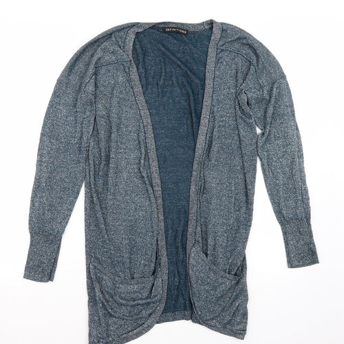 Definitions Womens Blue   Cardigan Jumper Size 14