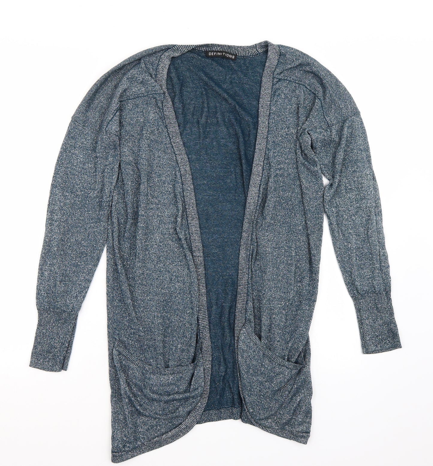 Definitions Womens Blue   Cardigan Jumper Size 14