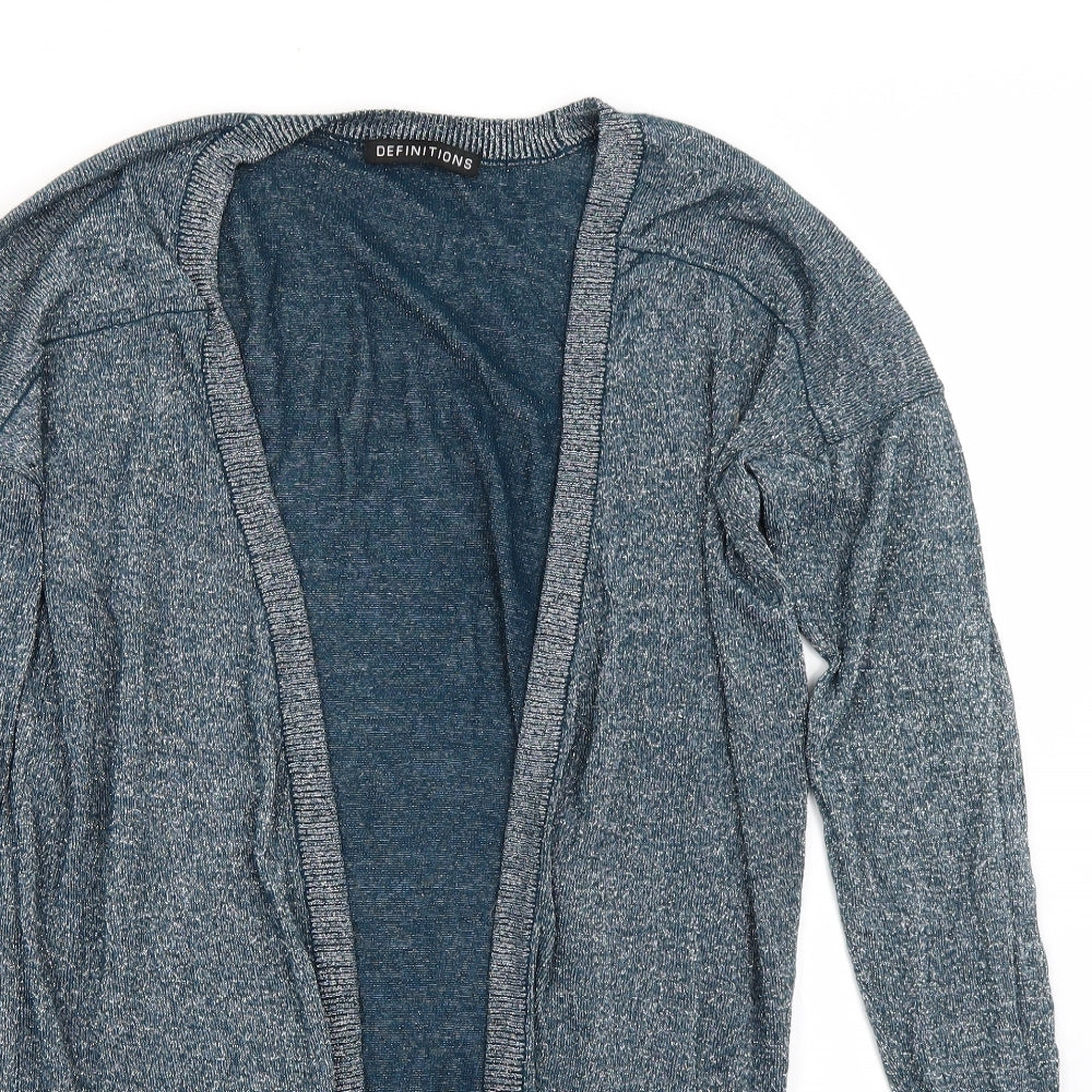 Definitions Womens Blue   Cardigan Jumper Size 14