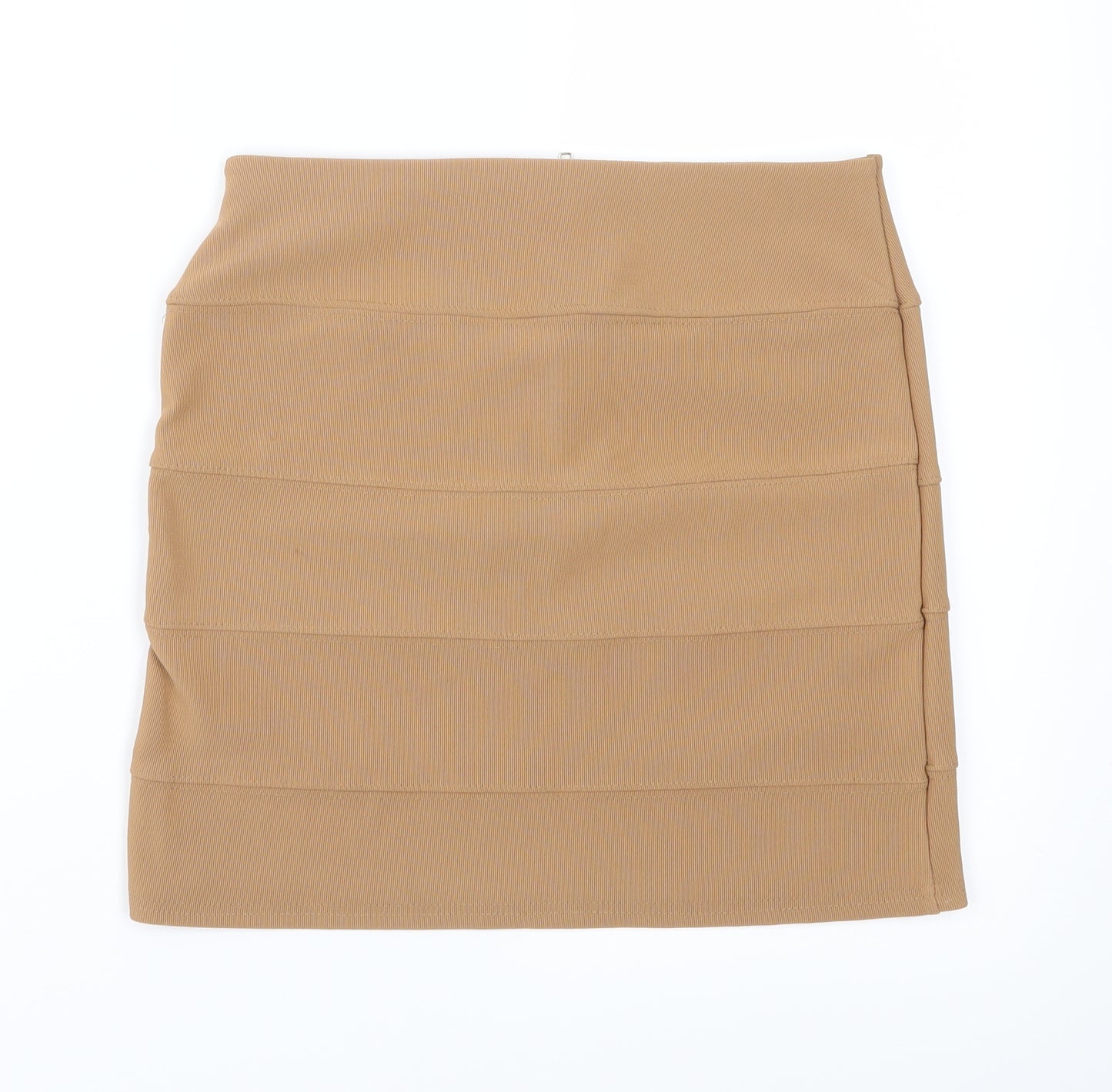 Preworn Womens Beige   Bandage Skirt Size 12