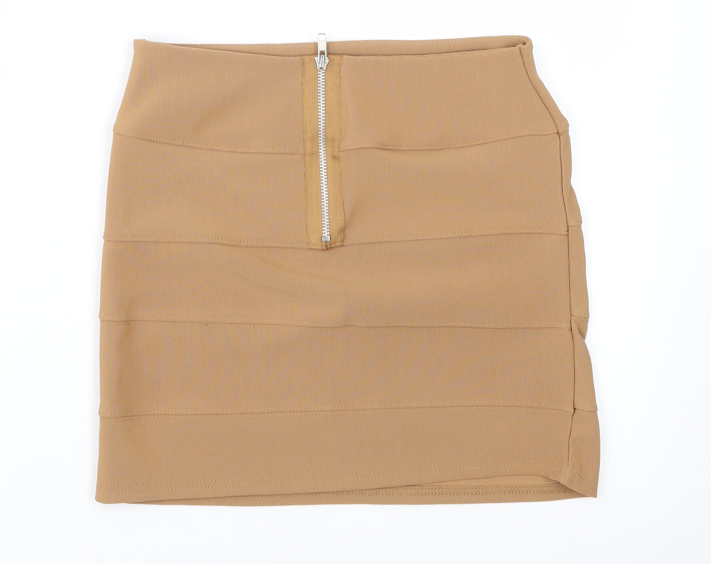 Preworn Womens Beige   Bandage Skirt Size 12