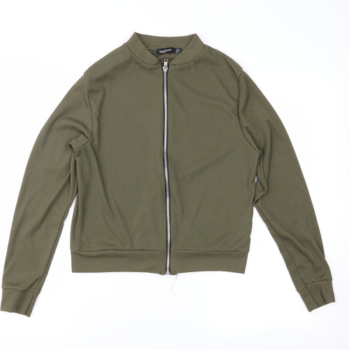Boohoo Womens Green   Jacket  Size 8