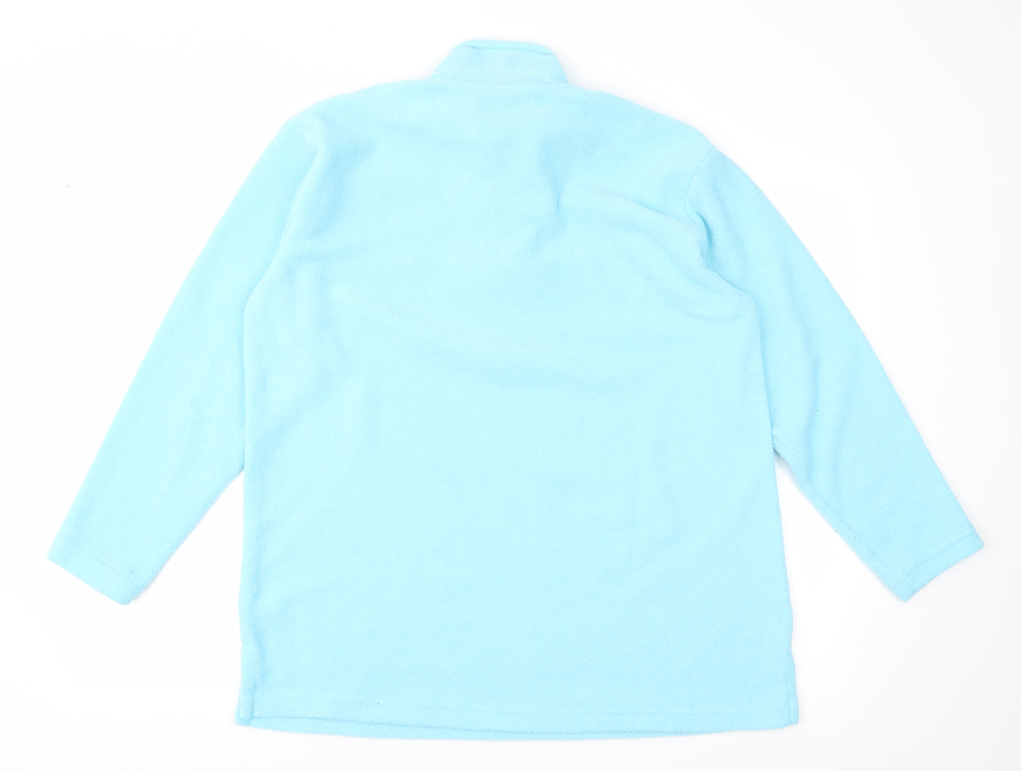 Wunder Colour Womens Blue  Fleece Jacket  Size L