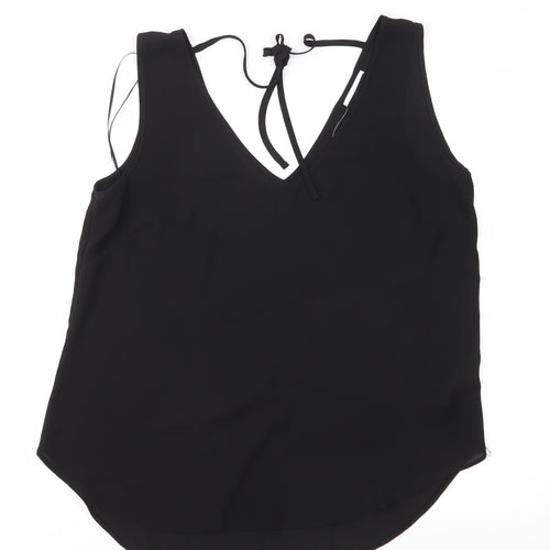 Preworn Womens Black   Basic Blouse Size 12