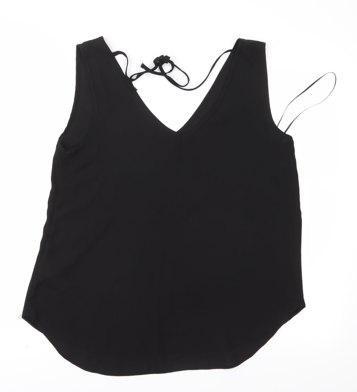 Preworn Womens Black   Basic Blouse Size 12
