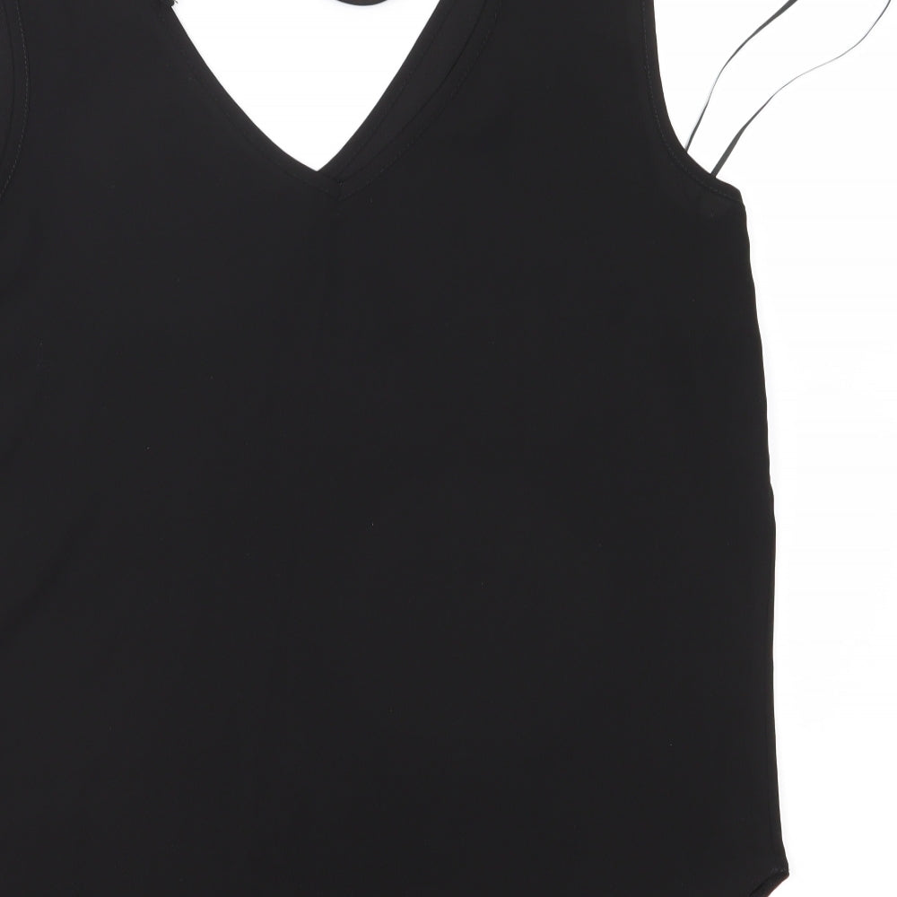 Preworn Womens Black   Basic Blouse Size 12