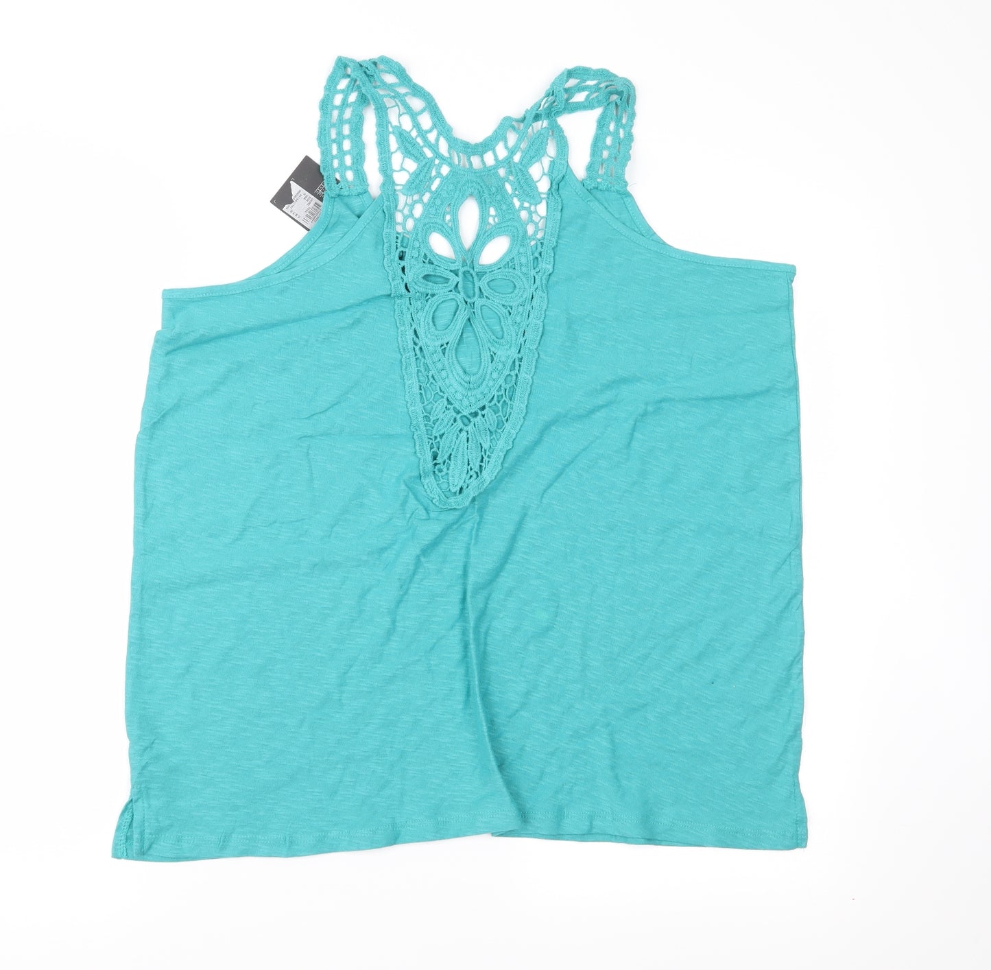 Atmosphere Womens Green  Jersey Basic Tank Size 18