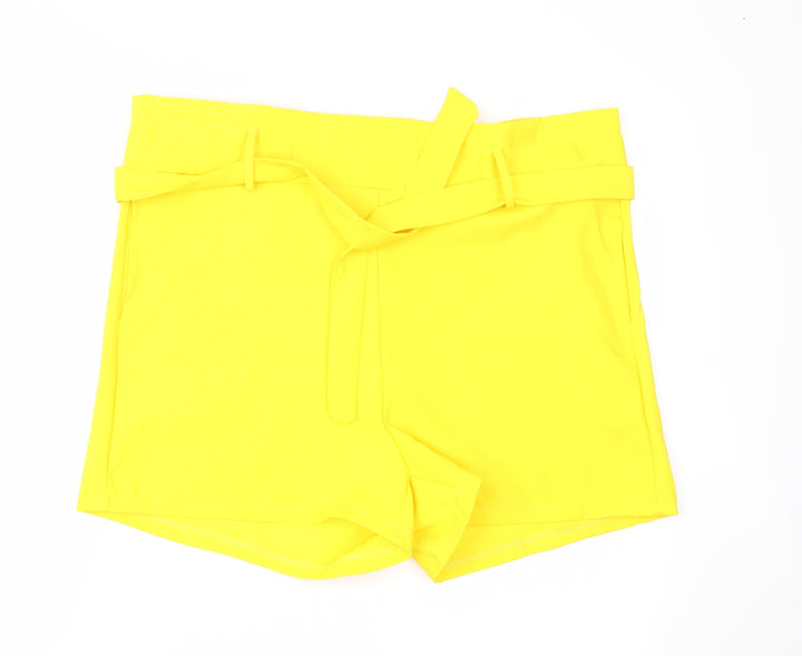 Preworn Womens Yellow Mom Shorts Size XL