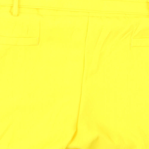 Preworn Womens Yellow   Mom Shorts Size XL