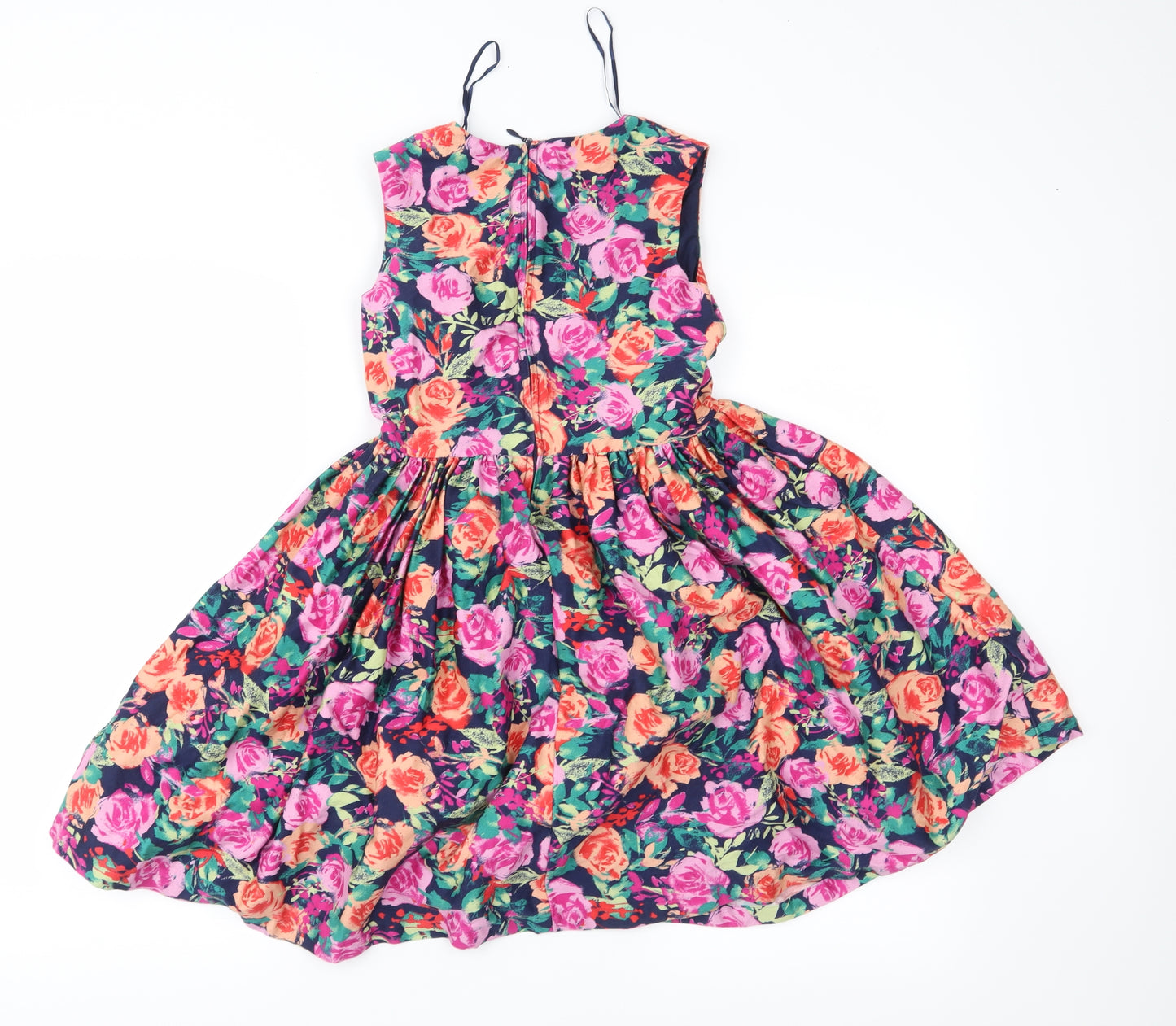 George Girls Pink Floral  Fit & Flare  Size 9-10 Years