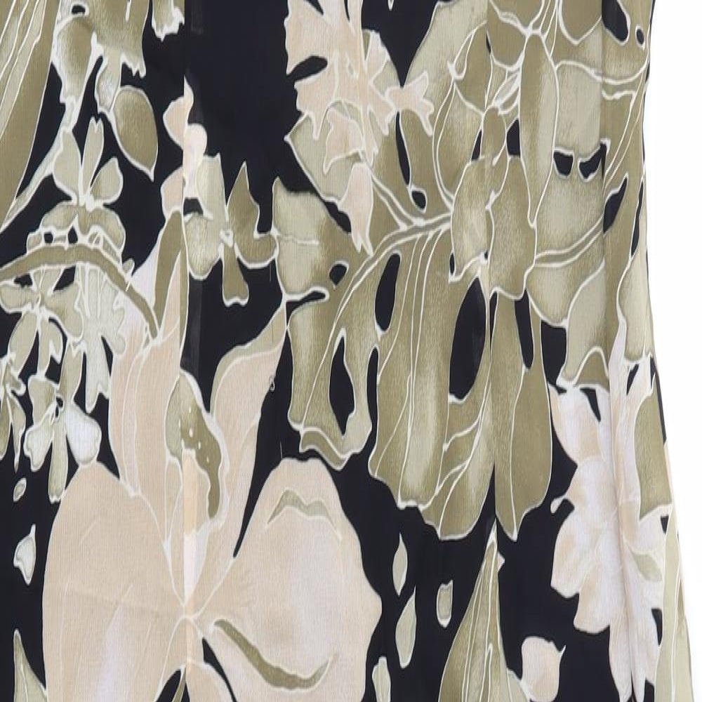 Jacques Vert Womens Brown Floral  Maxi  Size 10