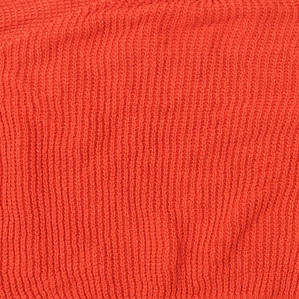 NEXT Womens Orange  Knit Pullover Jumper Size 12