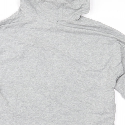In Vogue Womens Grey  Jersey Pullover Hoodie Size S