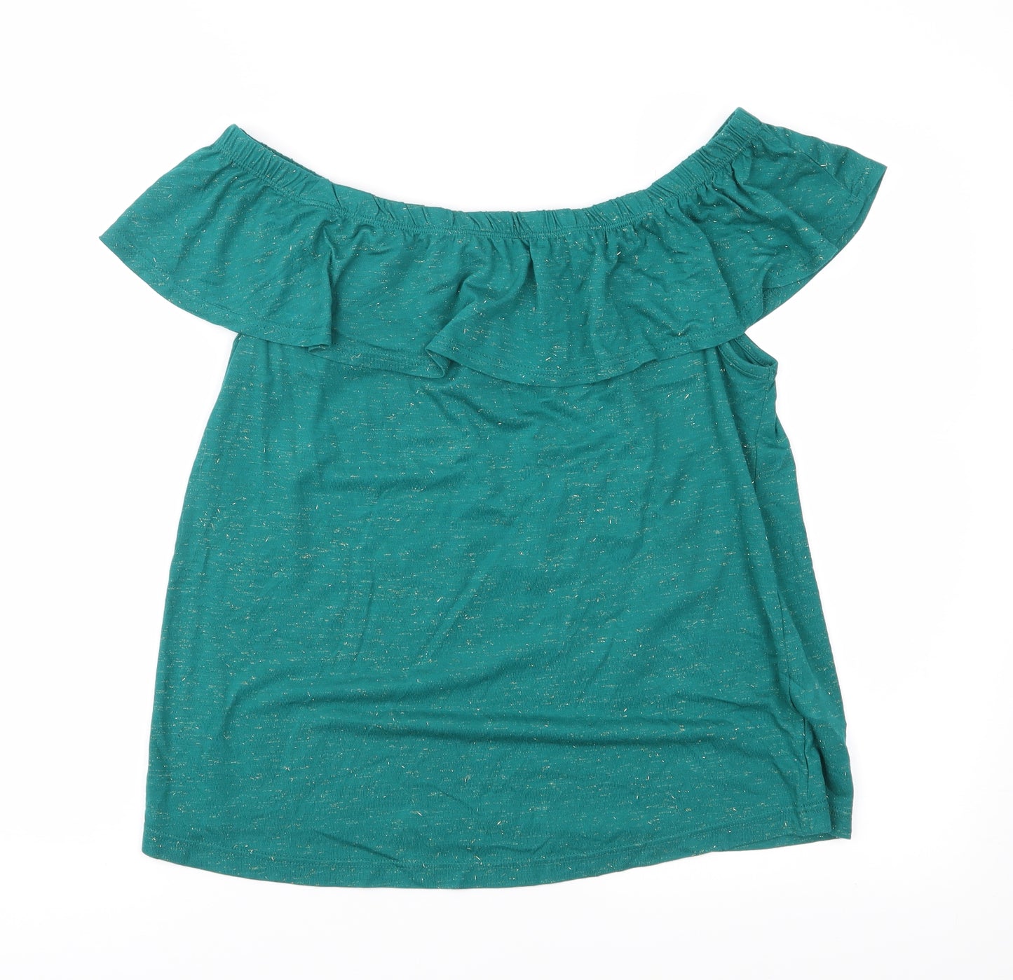 NEXT Womens Green  Jersey Basic Blouse Size 10