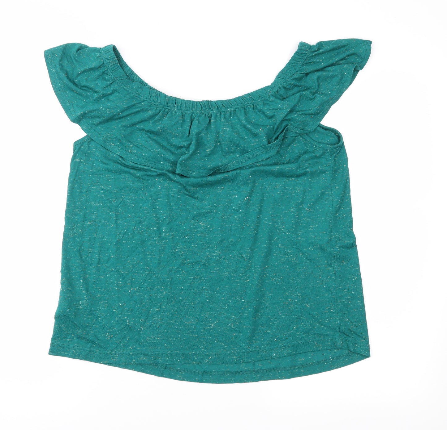 NEXT Womens Green  Jersey Basic Blouse Size 10
