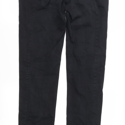 Zara Mens Black  Denim Straight Jeans Size 32 in L33 in