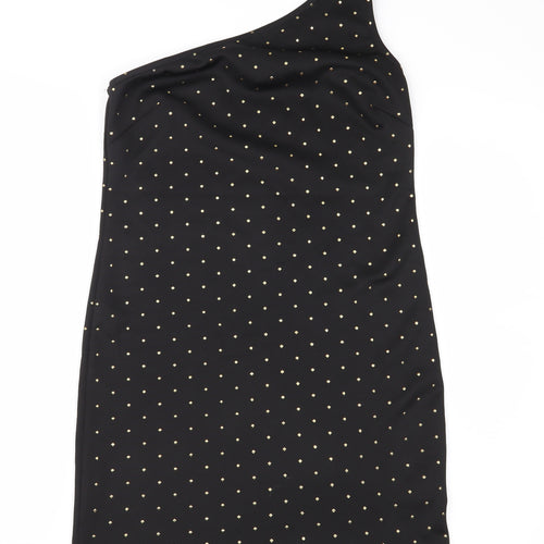 Atmosphere Womens Black Polka Dot  Shift  Size 12