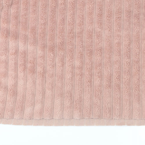Zara Womens Pink  Fleece Pullover Sweatshirt Size M
