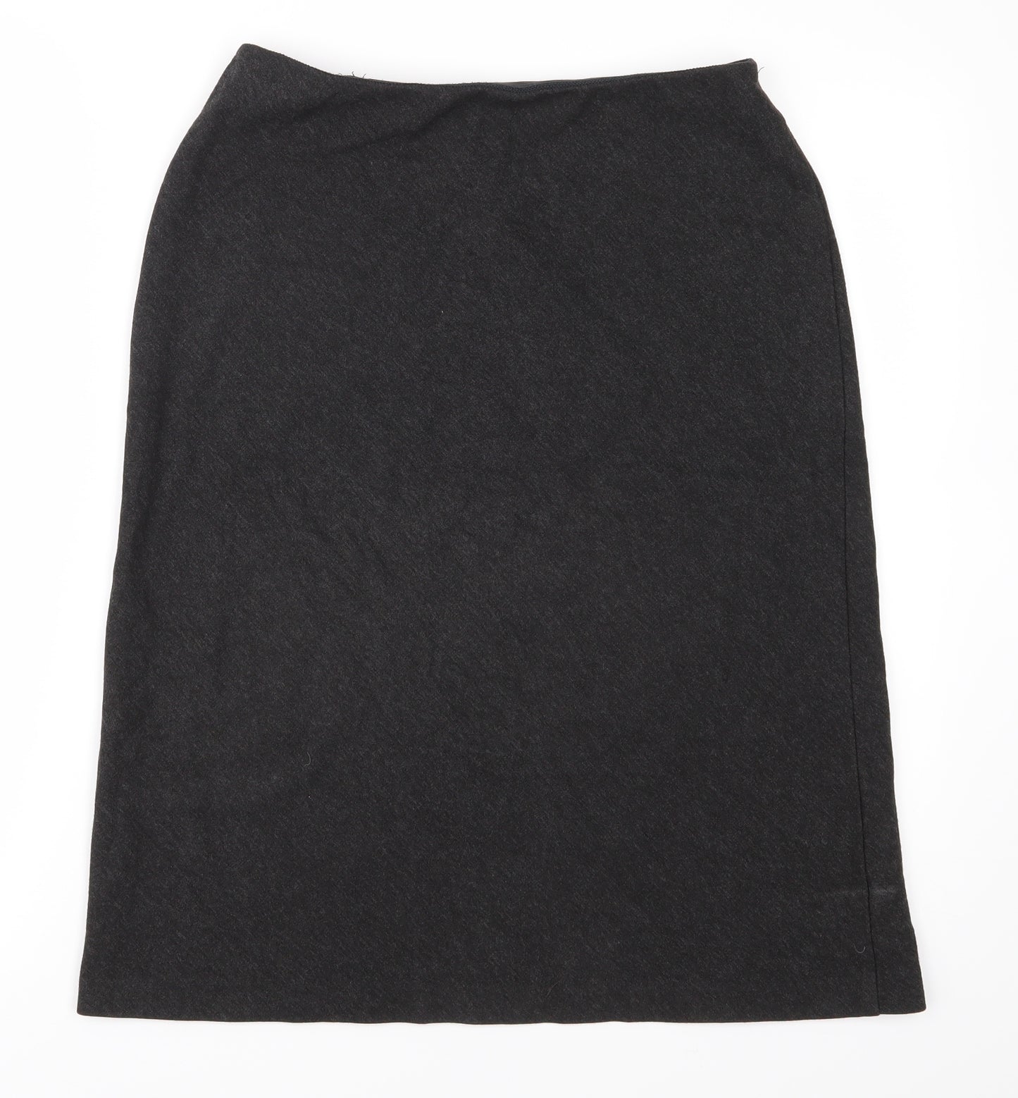 Marks and Spencer Womens Grey  Jersey Straight & Pencil Skirt Size 12