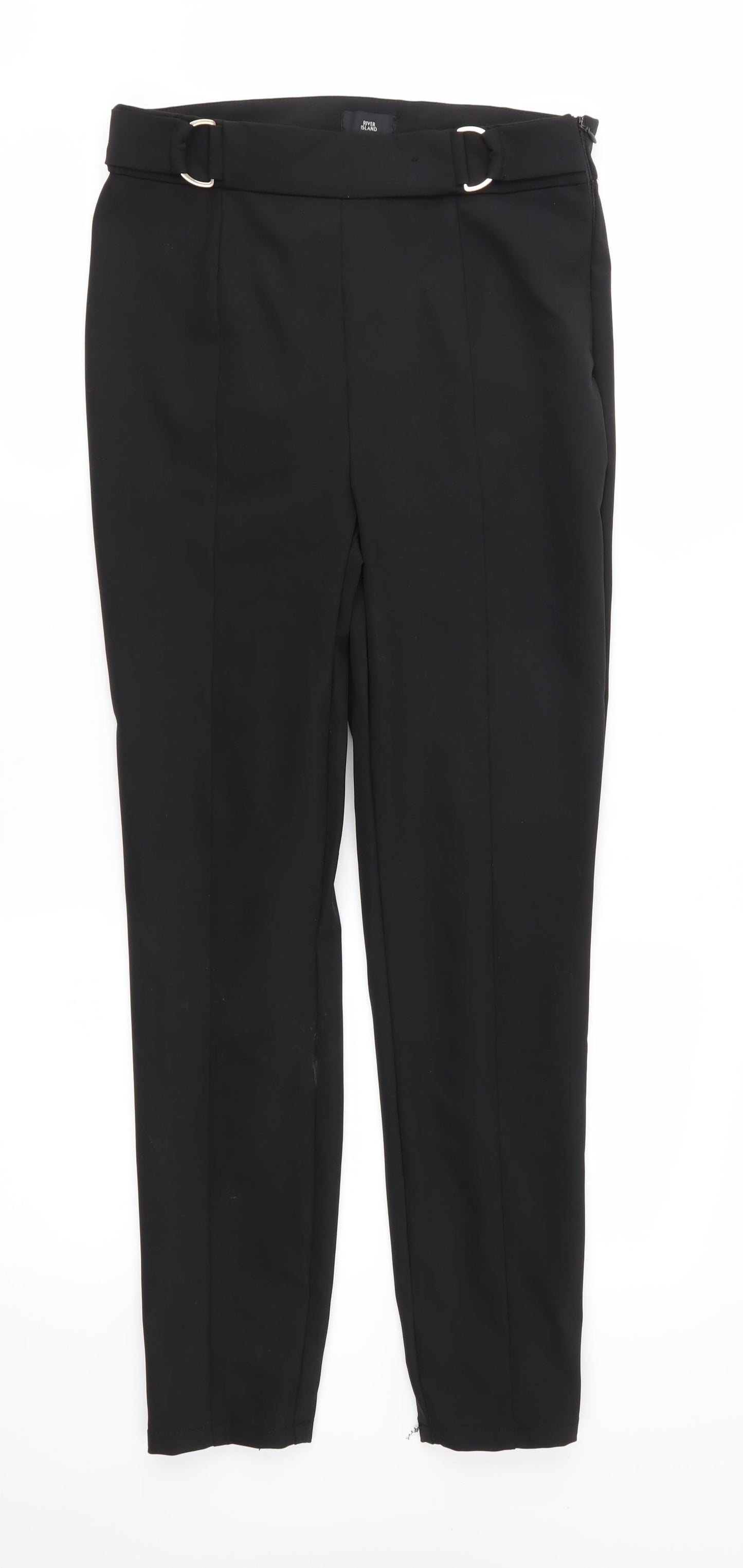 River Island Womens Black   Trousers  Size 12 L29 in