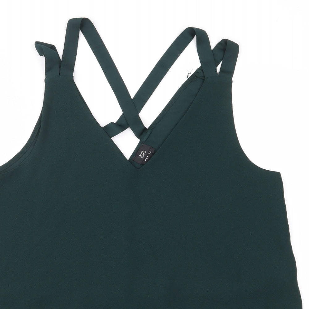 River Island Womens Green   Basic Blouse Size 10