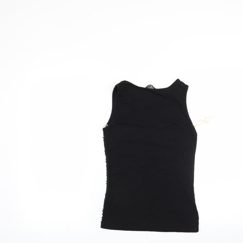 Candy Couture Girls Green   Basic T-Shirt Size 12-13 Years