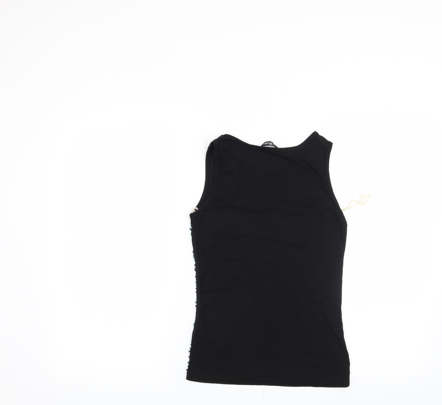 Candy Couture Girls Green   Basic T-Shirt Size 12-13 Years